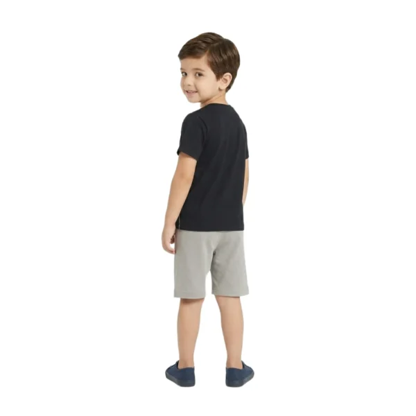 Boys' Alphabet Soup All-Over Print Tee & Contrast Shorts Set