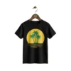Black Tropical Palm Silhouette T-Shirt