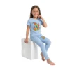 Baby Blue Rainbow Butterfly & Flowers 2-Piece Outfit
