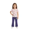 Pink & Purple Cactus Print 2-Piece Set