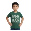 Forest Green Game Over Graphic T-Shirt
