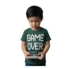 Forest Green Game Over Graphic T-Shirt