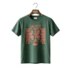 Pine Green Striped "33" Graphic T-Shirt