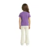Half-Sleeve Purple Smile Graphics Paired With Matching Off-White Trousers (4) Purple & Off-White Smiley Print 2-Piece Set