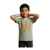 Pine Green Striped "33" Graphic T-Shirt