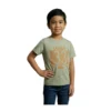 Pine Green Striped "33" Graphic T-Shirt
