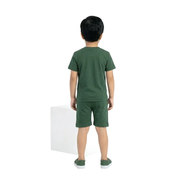 Heartbeat Graphic Tee & Matching Shorts 2-Piece Set (Model Image 4) Heartbeat Graphic Tee & Matching Shorts 2-Piece Set