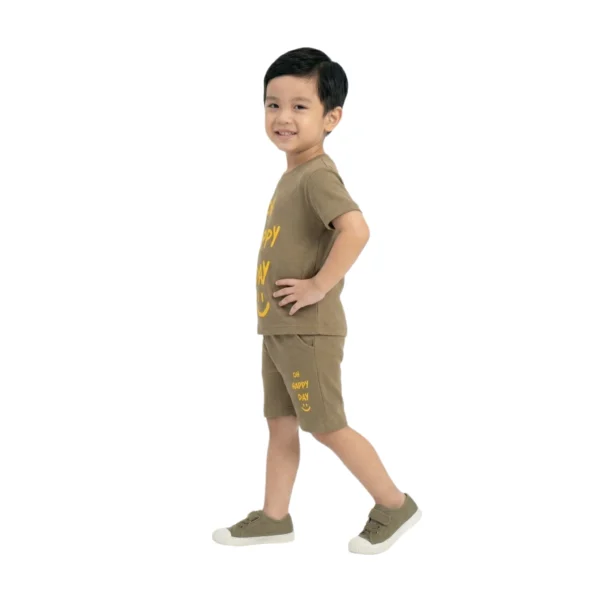 Oh Happy Day Graphic Tee & Shorts 2-Piece Set