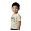 Stay Positive Thinking Cream Half-Sleeve T-Shirt