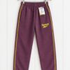 Kids' Quilted Jogger Trousers – Elastic Waist Sweatpants with Contrast Side Piping, Side Pockets & Cuffed Ankles (Multiple Colors)