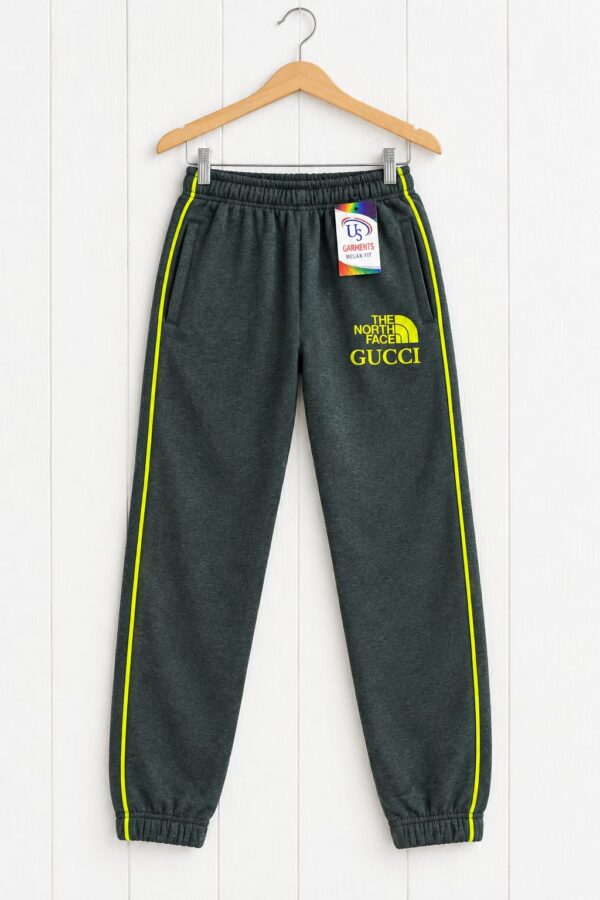 Kids' Quilted Jogger Trousers – Elastic Waist Sweatpants with Contrast Side Piping, Side Pockets & Cuffed Ankles (Multiple Colors)