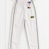 Kids' Quilted Jogger Trousers – Elastic Waist Sweatpants with Contrast Side Piping, Side Pockets & Cuffed Ankles (Multiple Colors)
