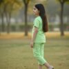 WhatsApp Image 2026-10-03 at 1.14.26 PM Lime Green Butterfly & Floral Print 2-Piece Set