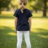 Navy & White Daisy Dragonfly Print 2-Piece Set